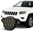 thumbnail image 2 of Kdxio Mardi Gras Fleur de Lis for Tire Cover Wheel Protectors Tyre Covers Weatherproof Wheel Covers Universal Fit for Trailer Rv SUV Truck Camper Travel Trailers 15 inch, 2 of 8