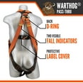 thumbnail image 6 of Malta Dynamics Warthog Safety Harness Fall Protection, Pass-Thru Leg Buckles, Full Body Harness - OSHA/ANSI Compliant, 6 of 9