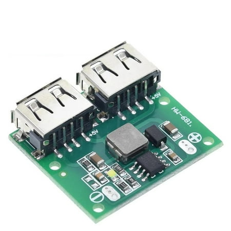 

BAMILL 9V 12V 24V to 5V DC-DC Step Down Charger Power Module Dual USB Voltage Board