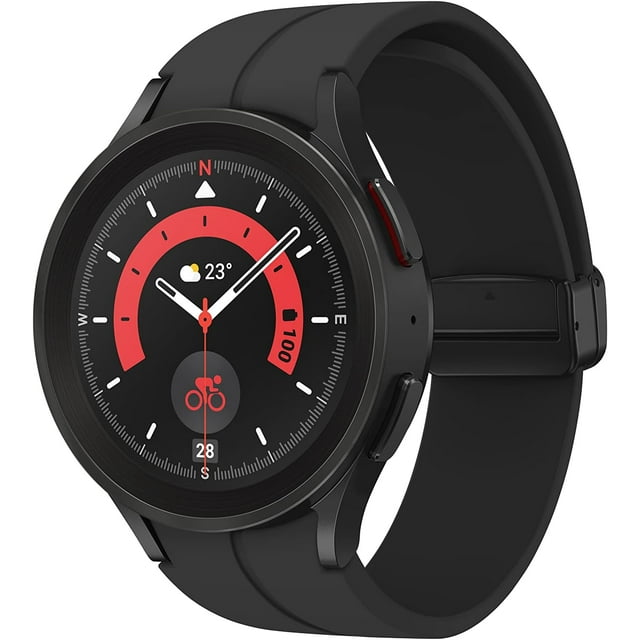Samsung Galaxy Watch5 Pro (45mm, Bluetooth + GPS) – Black Titanium – Refurbished (Good Condition)