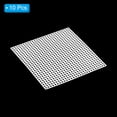 thumbnail image 3 of Plastic Mesh Canvas Sheets,10Pcs 4 x 4" Cross Needlework Blank Yarn Crafting,Square, 3 of 5