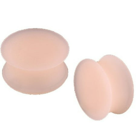 Ear gauges Flesh Tone Ear Plugs-sold in Pairs chose size below