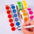 thumbnail image 3 of Sylvtty 500 Pcs 1" Colored Dot Stickers Round Color Coding Labels Waterproof Polka Circle Dot Stickers for Office Student Classroom, 3 of 7