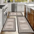 thumbnail image 6 of Farmhouse Kitchen Rugs Set 3 Piece, Boho Kitchen Mats for Floor, Non-Slip Kitchen Rug Waterproof Mats for Kitchen, Runner Rugs for Hallway Laundry Holiday Sink Decor, 6 of 12