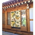 thumbnail image 2 of XMXT Japanese Noren Doorway Room Divider Curtain,Tropical Bananas Flower Restaurant Closet Door Entrance Kitchen Curtains, 34 x 56 inches, 2 of 7