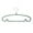 Green-728, variant on Non-slip Hangers with Non-marking Coating, 10 Pack Thick Plastic Hangers with Rustproof Stainless Steel Core for Heavy Clothing, Space-saving Design for Closet Organization & Wardrobe Storage