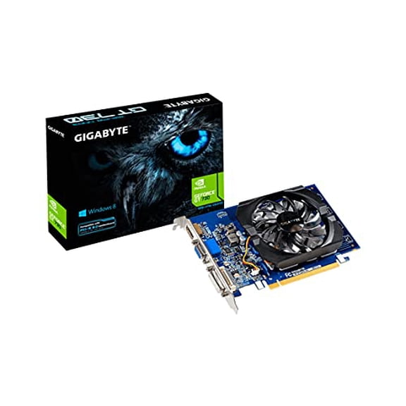Open Box GIGABYTE NVIDIA GeForce GT 730 Graphic Card, 2 GB DDR3 SDRAM