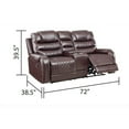 thumbnail image 7 of Tennessee Power Reclining Loveseat made with Leather Gel Upholstery in Espresso, 7 of 7