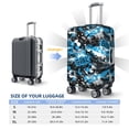 thumbnail image 6 of Bixox Washable Football Time Printed Luggage Cover, Fashion Suitcase Protector Fits for Large luggage, 6 of 8