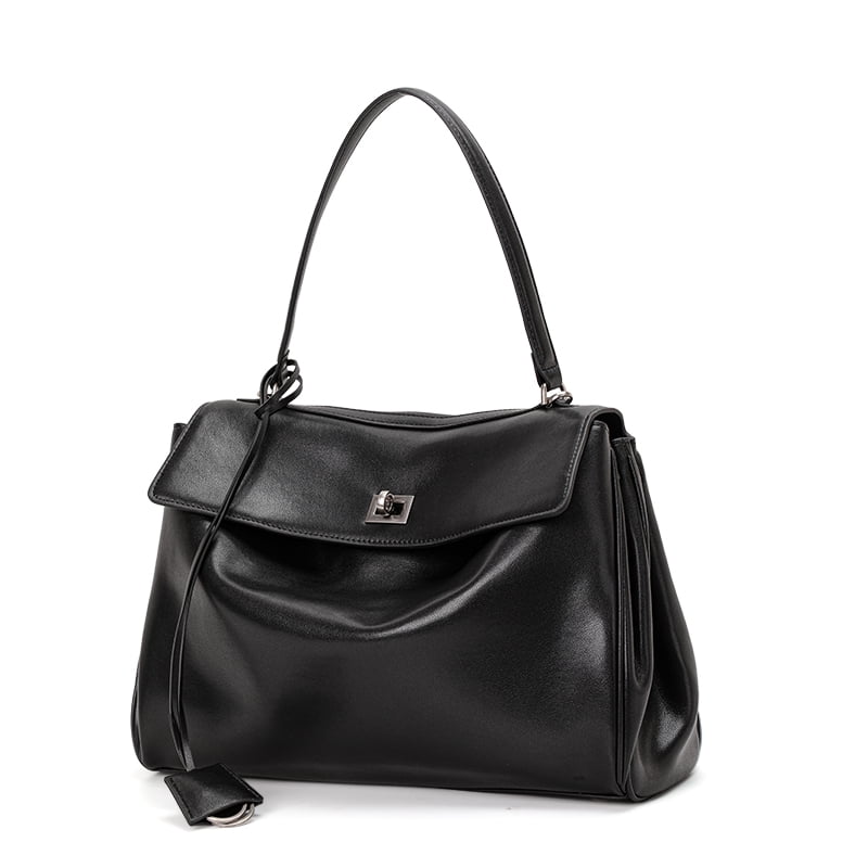 Soft Genuine Leather Rodeo Women's Bag Large Capacity Handbag Underarm Bag Casual Lazy Bag Niche Commuting Cowhide Shouder