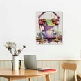 thumbnail image 2 of Nawypu  Happy Frog with Glasses Wall Art Canvas Posters Print Artwork Colorful Cute Funny Animal Frogs Framed for Living Room Kids Room Bedroom Bathroom Modern Home Decor, 2 of 4
