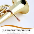 thumbnail image 6 of Musical Instruments Lightweight Trumpet Replacement Replacement for Trumpet Weighted Model Mouth Taper Trumpet (Rose Gold) Accessories Trumpet Metal, 6 of 6