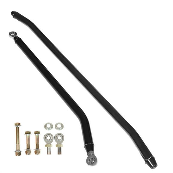 LABLT Black Steering Kit Tie Rod/Drag Link Upgrade Kit J0048825 Replacement for Jeep Cherokee XJ 1984-2001