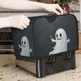 thumbnail image 2 of Toaster Covers 2 Slice, Halloween Ghost Black Balloon Waterproof Bread Machine Cover Fits for Standard 2 Slice Toasters, Home Decor Toaster Protection with Hanging Rope, 2 of 7