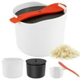 thumbnail image 1 of Microwave Rice Cooker 2L Large Capacity Microwave Rice Cooker Steamer with Rice Scoop Multifunctional Microwave Cookware for Home Kitchen Cooking, 1 of 9