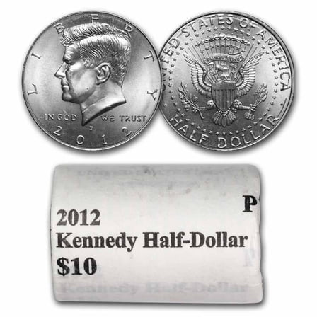 2012-P Kennedy Half Dollar 20-Coin Roll BU