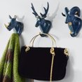 thumbnail image 4 of CSChome Animal Head Shape Wall Mounted Punch Free Non Slip Hook Multi Purpose Clothes Hat Towel and Key Hanger, 4 of 7