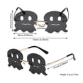 thumbnail image 3 of Novel Party Halloween Decoration UV Protection Funny Sun Glasses Octopus Shape Rimless Sunglasses BLUE, 3 of 8