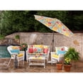 thumbnail image 3 of Pillow Perfect 507088 Forsyth Turquoise Wicker Seat Cushion (Set of 2), 3 of 4