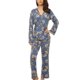 thumbnail image 1 of Kimono superior floral ropa de dormir Abanopi L, 1 of 5