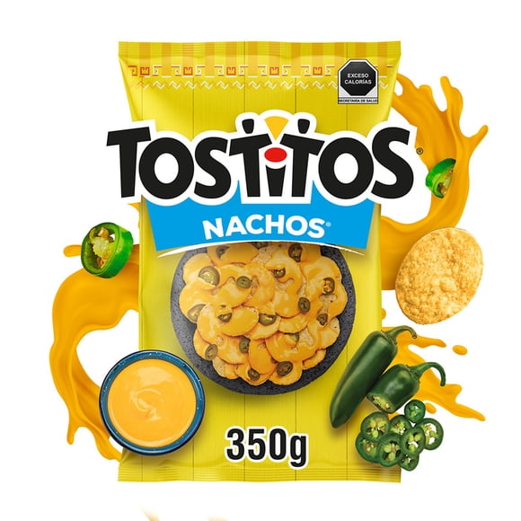 Botana Tostitos Nachos con sal 350 g