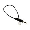thumbnail image 1 of Cable Auxiliar de Audio de 3 Núcleos para Amplificador de Altavoces Estéreo, Cable de 30 Cm con Mini Enchufe para, 1 of 9