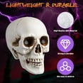 thumbnail image 3 of Yesocm 4 Pcs Life Size Skeleton Skull Halloween Realistic Human Model Moving Jaw Outdoor Indoor Decorations, 3 of 9