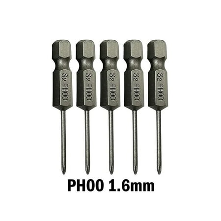 

6.35mm Hex Shank 50mm Cross Screwdriver Bits Electric Driver Tools PH00 PH1 PH2