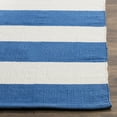 thumbnail image 5 of SAFAVIEH Montauk Saranna Striped Cotton Area Rug, Blue/Ivory, 5' x 8', 5 of 6