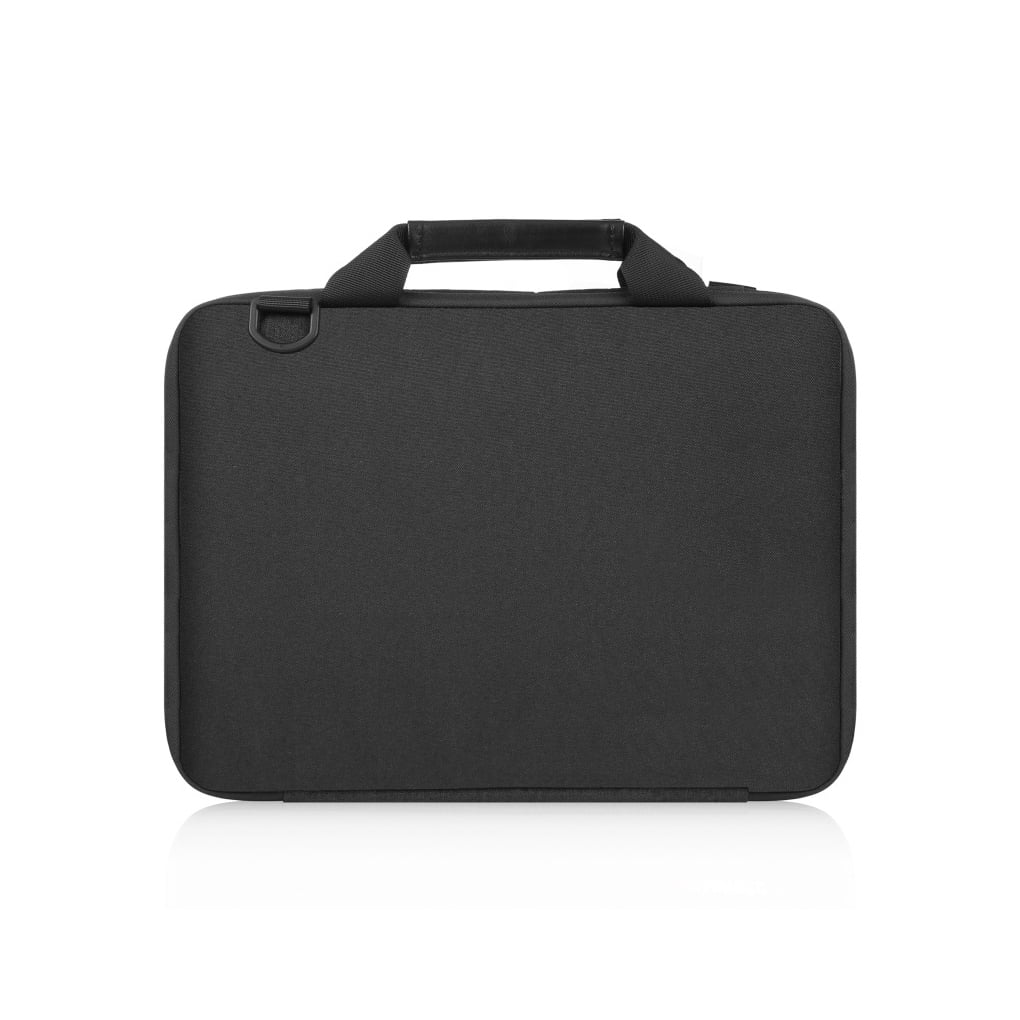 Linyer Laptop Bag Electronic Organizer Trolley Strap Fleece Lining Notebook Carrying Case with