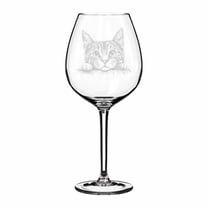 Wine Glass Goblet Gift Adorable Cat Kitten (20 oz Jumbo)