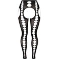 thumbnail image 3 of ToBeInStyle Women's Crotchless Footless Tights with Circle Cut Outs - Black - One Size, 3 of 4