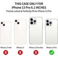 thumbnail image 1 of Funda para iPhone 13 Pro con soporte para mujer, funda protectora de silicona para PC, parachoques con anillo plegable, soporte resistente, 3 en 1, a prueba de golpes, C, 1 of 3