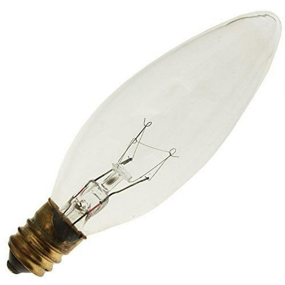 Industrial Performance 15CTC-P 130V, 15 Watt, B8, Candelabra Screw (E12) Base Light Bulb (1 Bulb)