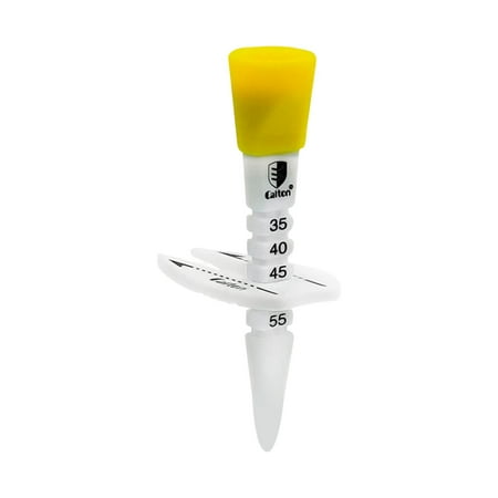 Adjustable Golf tee Ball Holder Height Adjustable Durable Materials Premium Ball Marker for Driving Range Training Women Golfer Indoor Yellow