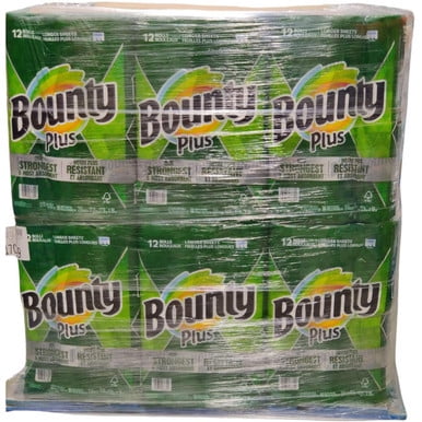 Bounty Plus Paper Towels 12 Rolls x 86 Sheets (PALLET OF 24)-TOTAL 288 ...