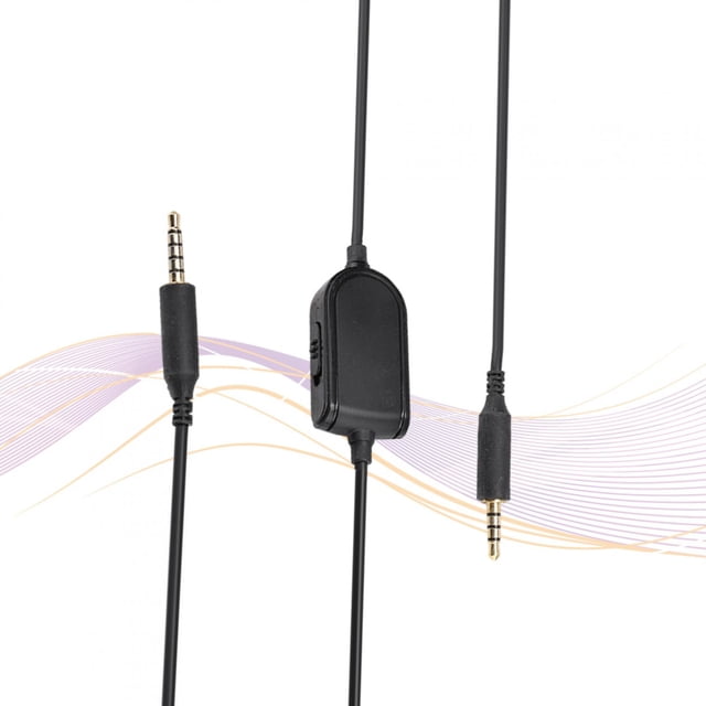 Haofy Headphone Audio Wire, Easy To Install Audio Cable, Smartphone For Gaming Headset PC