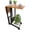 Folding Table Top Single Set, variant on C Shaped End Table, Small Side Table, TV Trays for Couch, Sofa Table for Living Room, Bedside, Rustic Brown