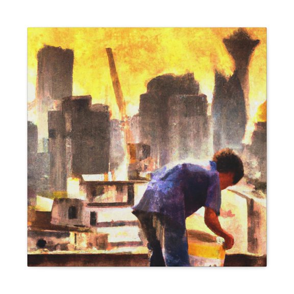 Craftsman's Tribute Painting - Canvas