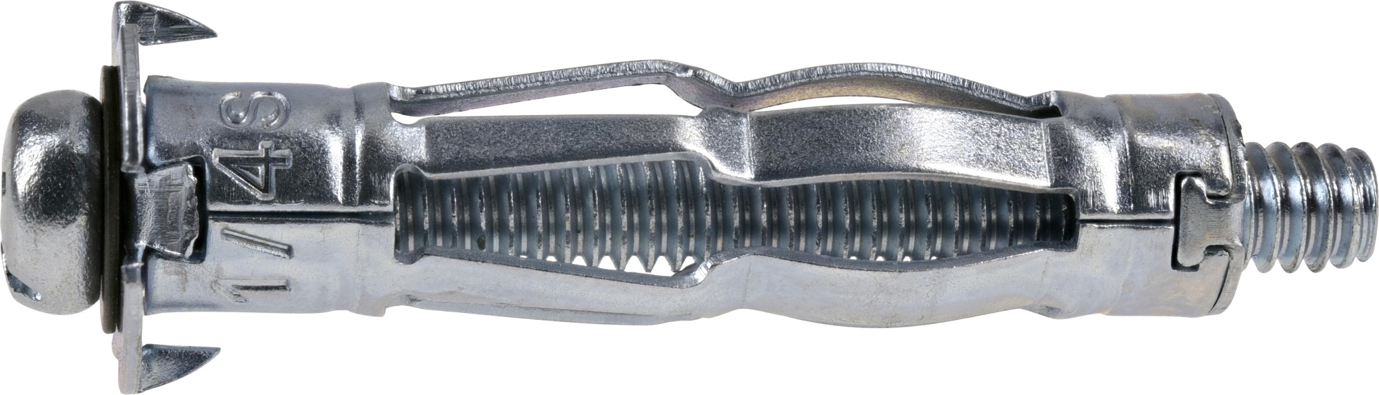 Hillman 591264 Zinc Pan Head Combo-Drive Hollow Wall Anchor, 80 lbs (1/4" Short), 2 Pieces