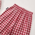 thumbnail image 5 of Afdoent Cute Outfits For Girls Gingham Print Tank Top & Wide Leg Pants Set Casual Summer Outfit For Toddlers 3 8 Years Fashion 6-7 Years, 5 of 9