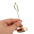 thumbnail image 5 of OUNONA Golden Metal Table Number Holder with Stable Wire Design for Home and Wedding Display, 5 of 8
