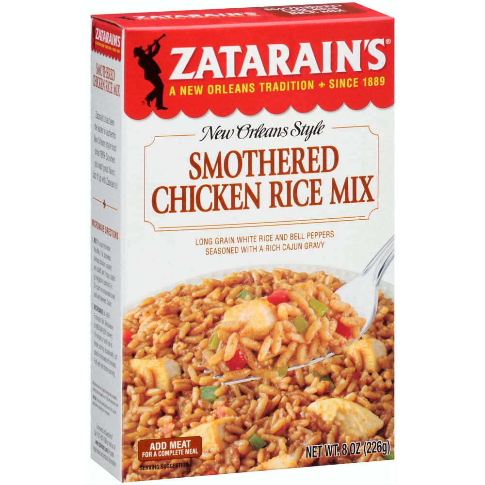 Zatarain's Smothered Chicken Rice Mix, 8 OZ (Pack of 2)