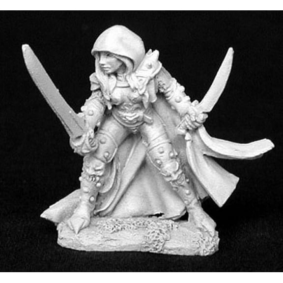 Reaper Miniatures Deladrin, Assassin #02834 Dark Heaven Legends Unpainted Metal