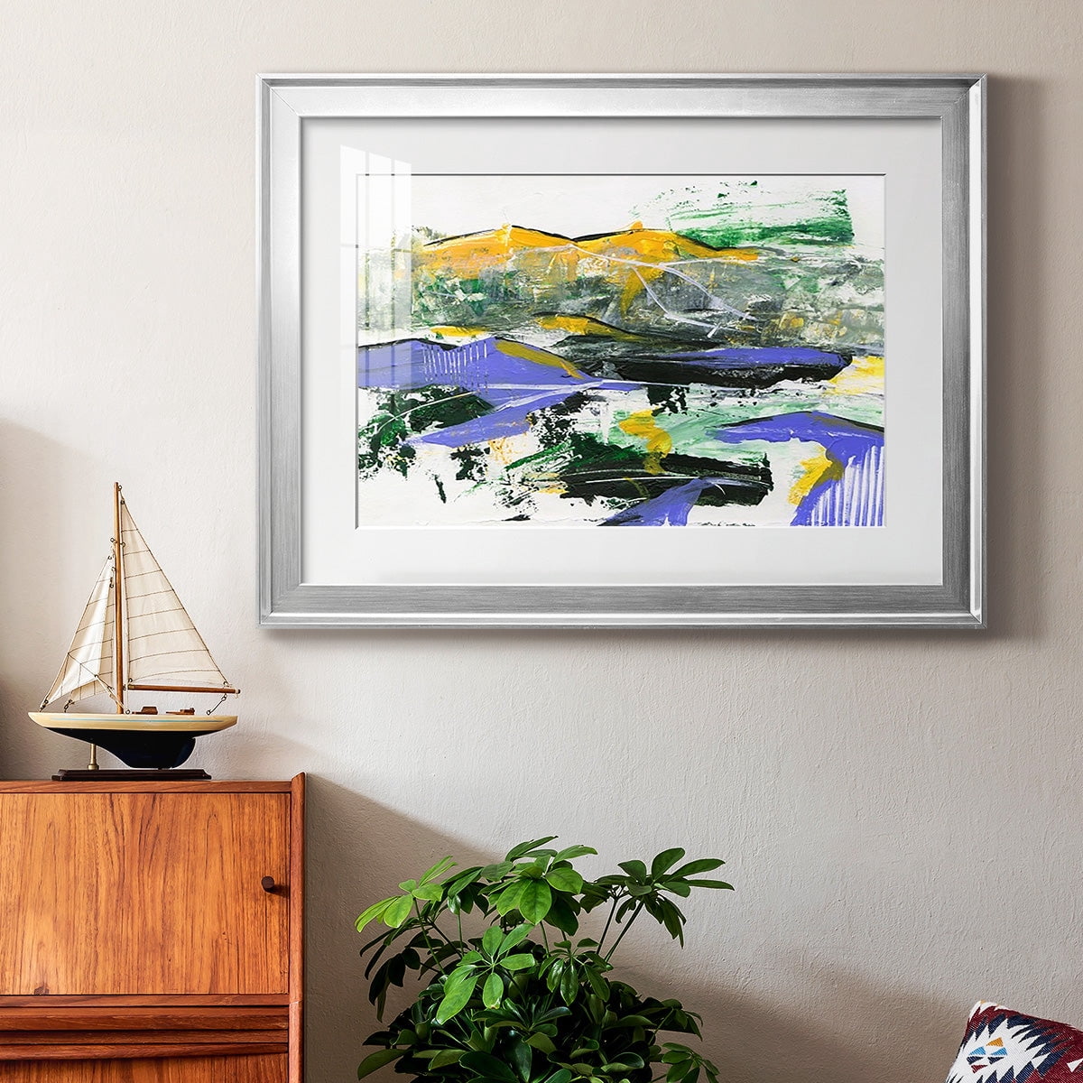 Silent Mountain III Premium Framed Print - Ready to Hang