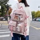 thumbnail image 2 of Mochila escolar de gran capacidad para estudiantes de secundaria, estilo coreano, estilo Harajuku, para todo tipo de ocasiones, para estudiantes de secundaria, 2 of 6