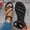#0082-Black, variant on Women's Braided Flat Sandals, Woven Thin Strap Roman Beach Shoes, Adjustable Ankle Buckle Casual Footwear, Flexible Lightweight Sole for Summer Outdoor Gift