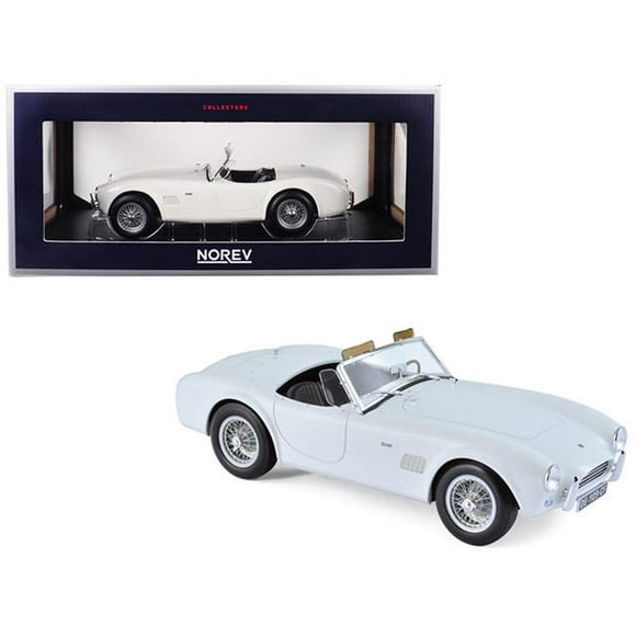 Norev 182752 1963 Shelby AC Cobra 289 Roadster 1-18 Voiture Miniature&44; Blanc