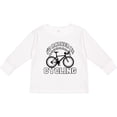 thumbnail image 3 of Inktastic I'd Rather Be Cycling Boys or Girls Long Sleeve Toddler T-Shirt, 3 of 5
