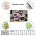 thumbnail image 2 of George Kittle Christian McCaffrey Poster Artworks Picture Print Poster Wall Art Painting Canvas Gift Decor Home Posters Decorative 24x36inch(60x90cm), 2 of 6